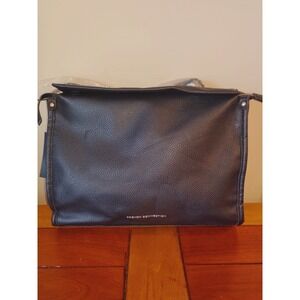 NWT French Connection Vivian Slouchy Messenger Bag Black